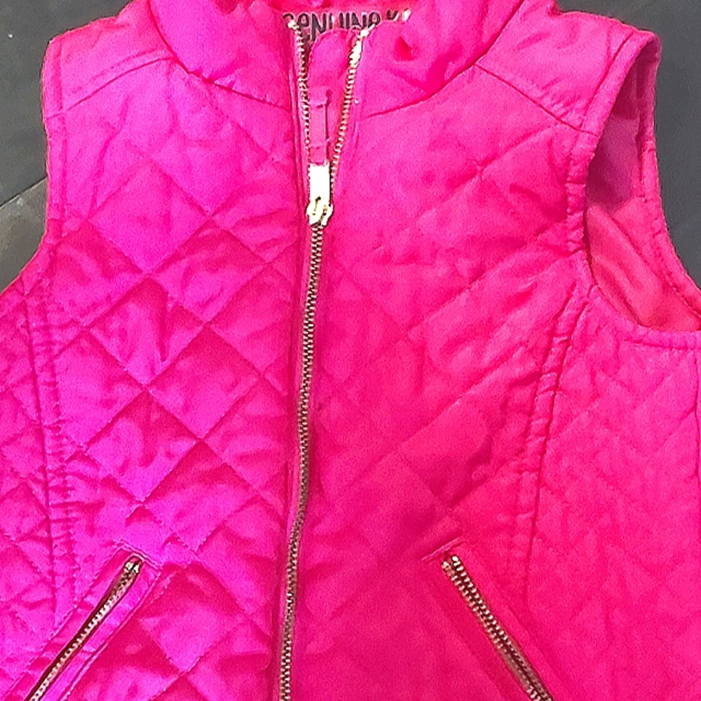 A pink girls vest